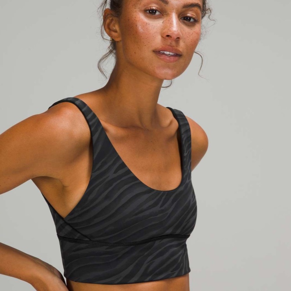 lululemon Align Reversible Bra, Light Support, A/C Cup Le Tigre Camo Bra - Black